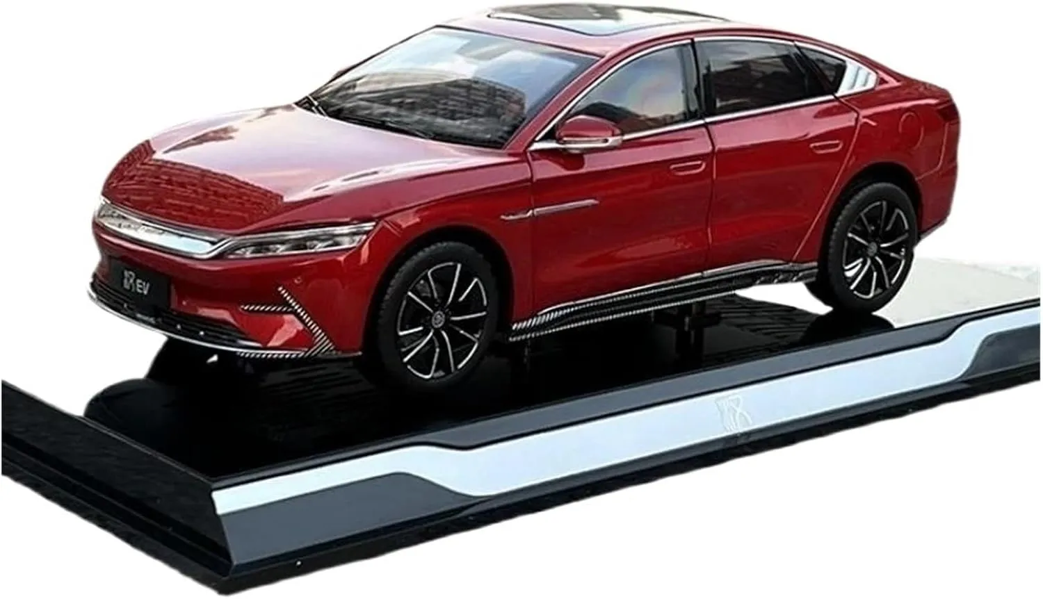 1 18 for BYD Han Ev New Energy Vehicle Model Alloy Car Hobby Souvenir Collection Display Kid's Toy Motor Vehicles Toys