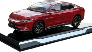1 18 for BYD Han Ev New Energy Vehicle Model Alloy Car Hobby Souvenir Collection Display Kid's Toy Motor Vehicles Toys