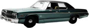 1 18 for Dodge Monaco 1974 Alloy Diecast Car Model Collectible Toy Souvenir Display Motor Vehicles Toys
