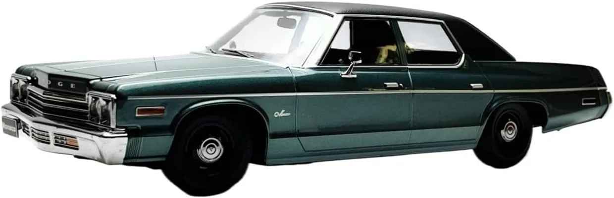 1 18 for Dodge Monaco 1974 Alloy Diecast Car Model Collectible Toy Souvenir Display Motor Vehicles Toys