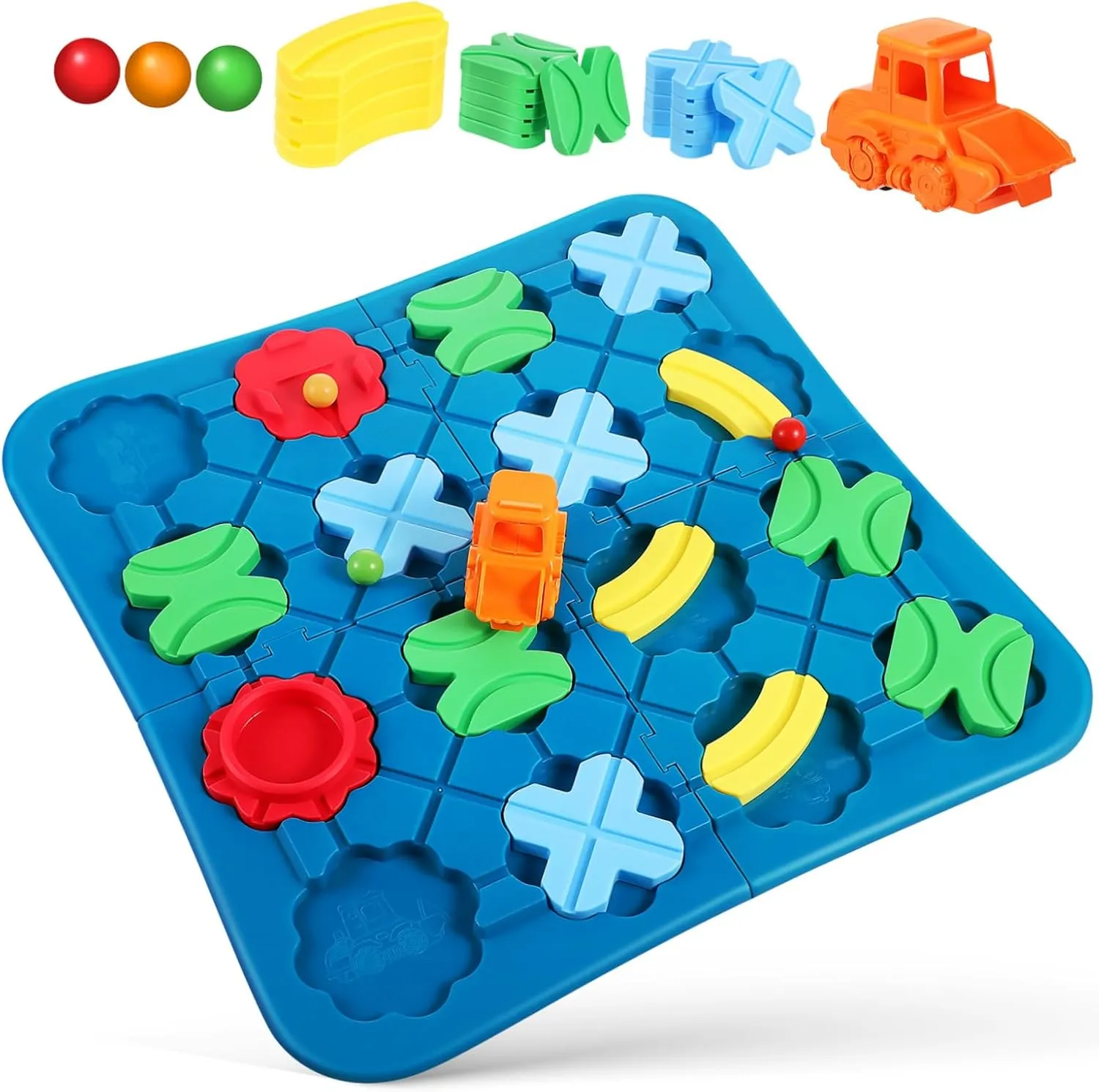1 Set Logical Track Building for Stem Maze Puzzle Game Interactive Preschool Learning Activity Enhances Creativity Cognitive Skills Building Games for Boys