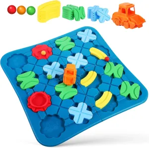 1 Set Logical Track Building for Stem Maze Puzzle Game Interactive Preschool Learning Activity Enhances Creativity Cognitive Skills Building Games for Boys