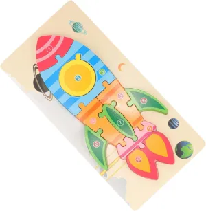 1 Set Stereo Block Puzzle 3D Puzzle Cartoon Pattern Toy Early Learning Plaything Wood Puzzle Toy Puzzle Plaything Early Learning Toy Toddlers Toy Wooden Jigsaw Puzzle Birthday