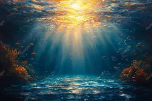 1000 Piece Puzzle for Adults Underwater Light Rays Fish A Challenging and Serene Jigsaw Game for Adults Fun Wall Art and Family Night Gift Idea