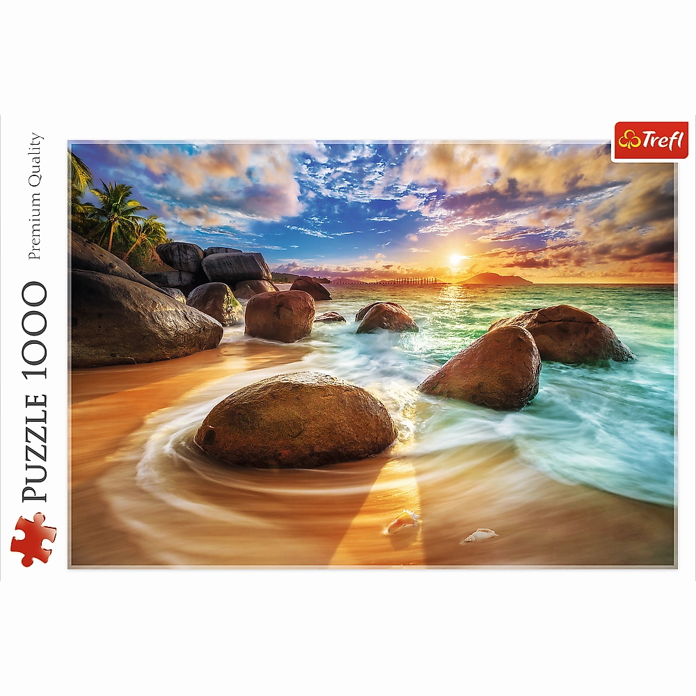 1000 Piece Jigsaw Puzzles, Samudra Beach, Puzzles of India, Paradise Puzzles, Adult Puzzles, Trefl 10461