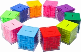 10PACK Money Maze Puzzle Box, Unique Money Gift Holder Box, Fun Maze Puzzle Games for Kids and Adult Birthday