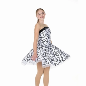 120 Swishy Swing Dance Dress in White by Jerry's