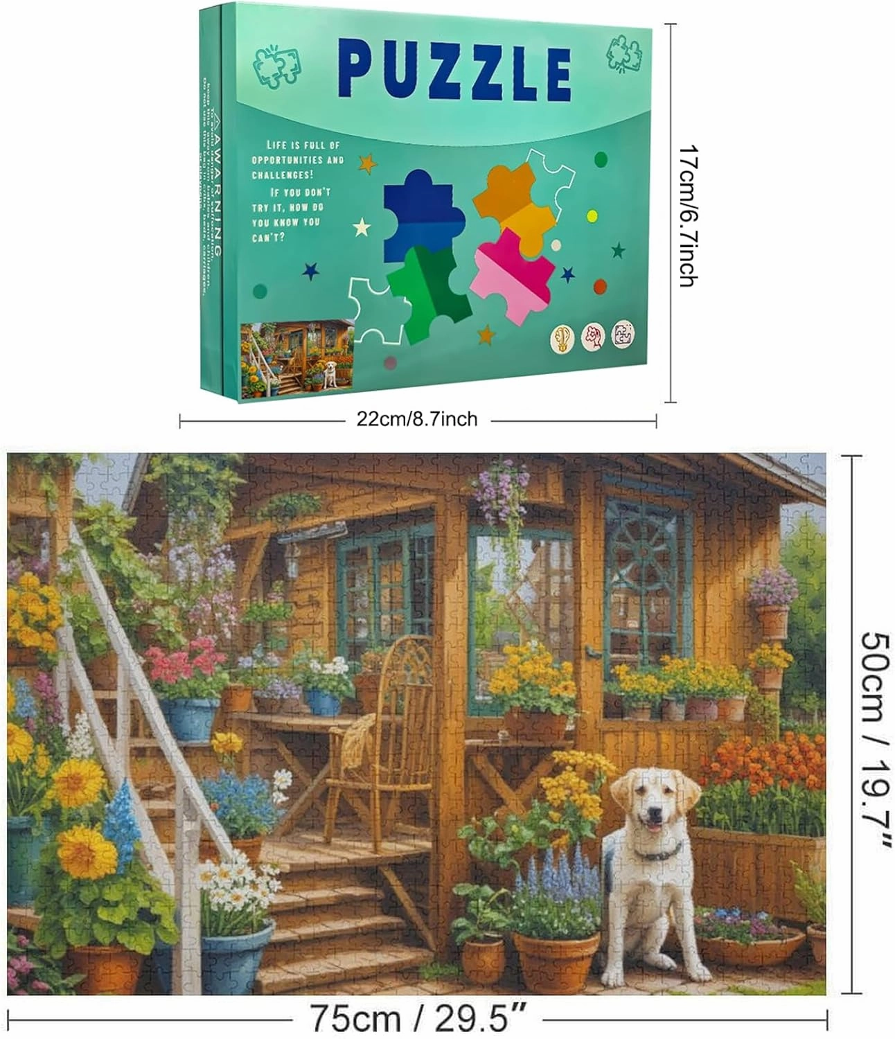 1314 Piece Wooden Puzzle for Adults Today is A Good Day Fly Fishing Gift for Him Jigsaw Puzzle Challenging for Youth Fun Puzzle Family Educational Game Toys Activities Gift for Women 29.5x19.7 Inch
