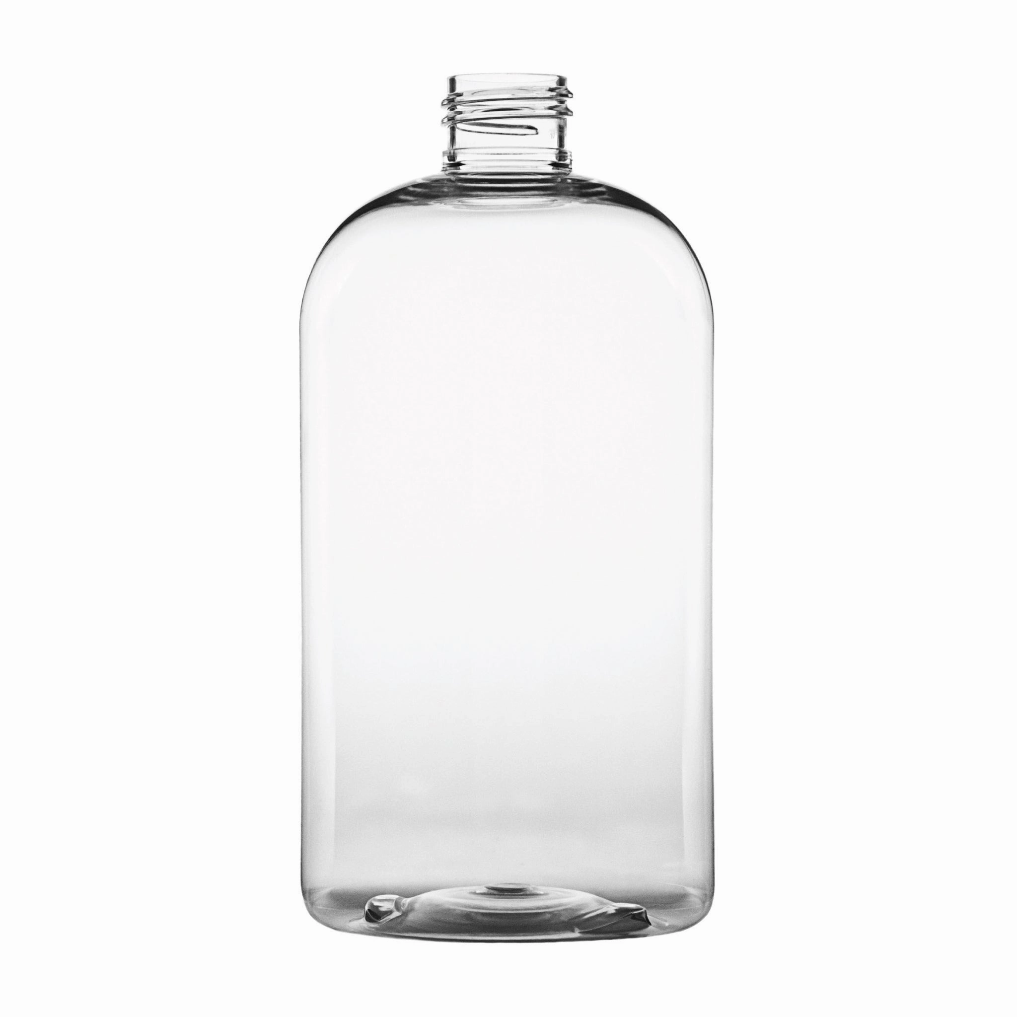16 oz Boston Round PET Bottles - Clear