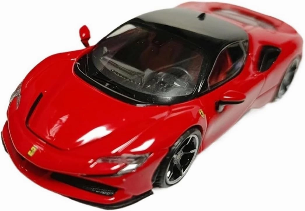 1 64 for Ferrari SF90 Supercar Toys Diecast Alloy Car Model Classic Collection Souvenir Static Display Motor Vehicles Toys