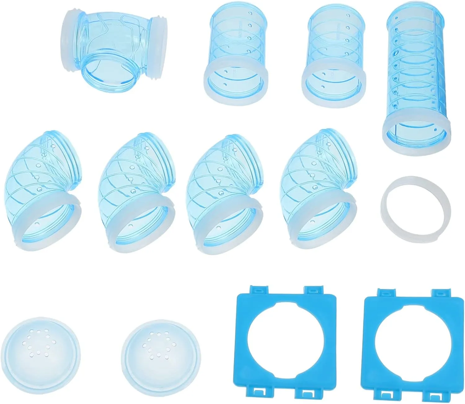1Set Hamster Tubes Connection Plates Adventure External Tunnel for Hamsters Mice Rats and Other Animals Expand Play Space