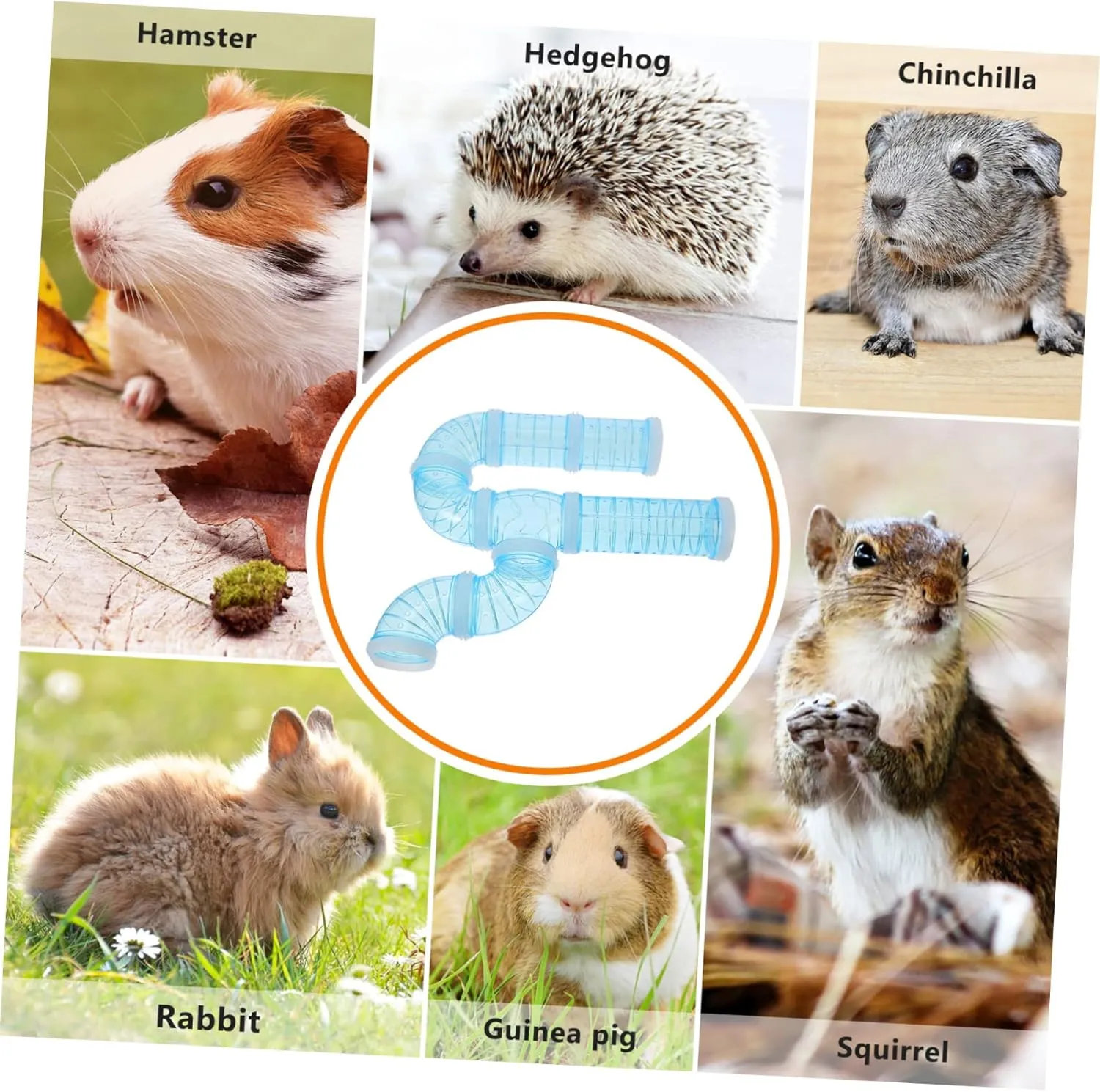 1Set Hamster Tubes Connection Plates Adventure External Tunnel for Hamsters Mice Rats and Other Animals Expand Play Space