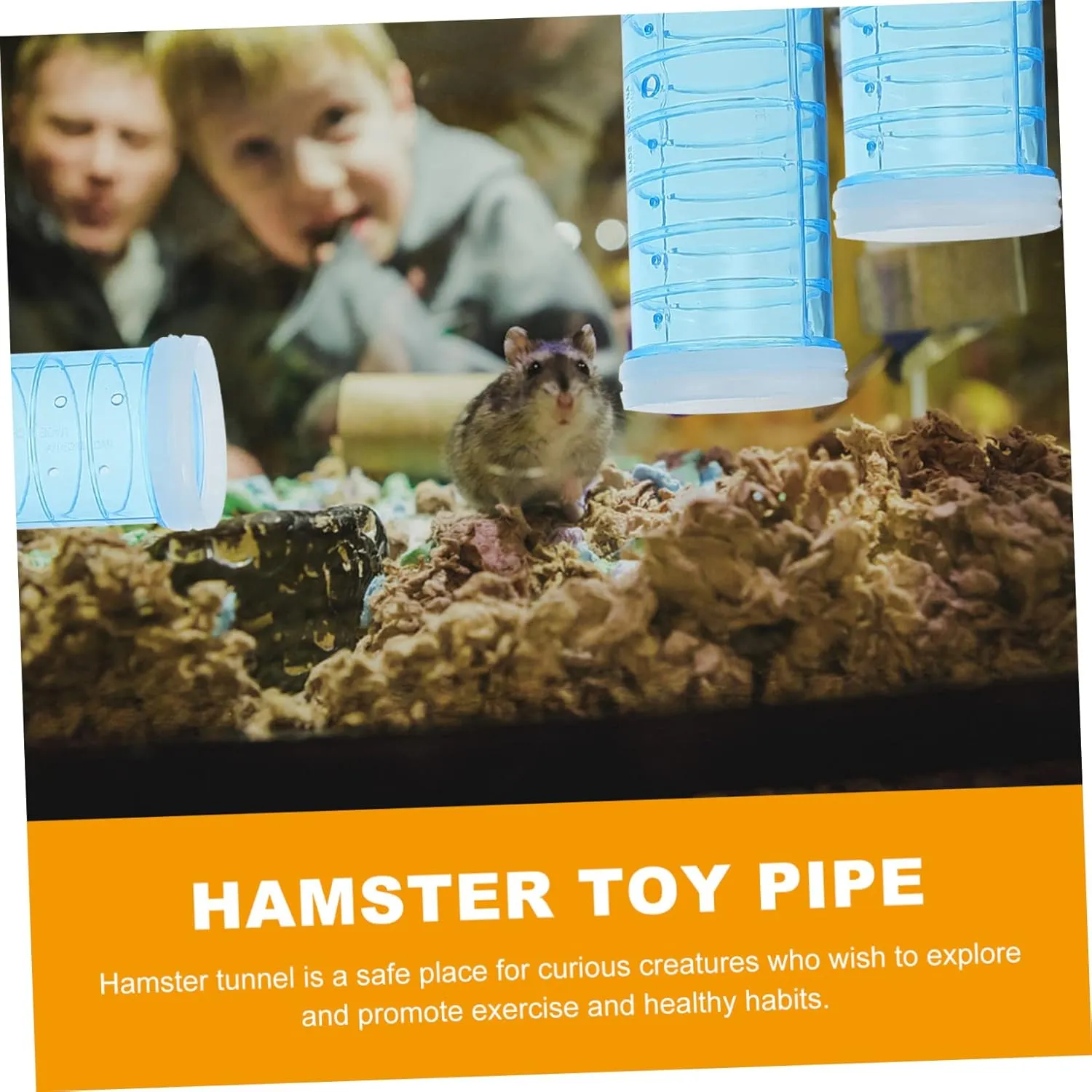 1Set Hamster Tubes Connection Plates Adventure External Tunnel for Hamsters Mice Rats and Other Animals Expand Play Space