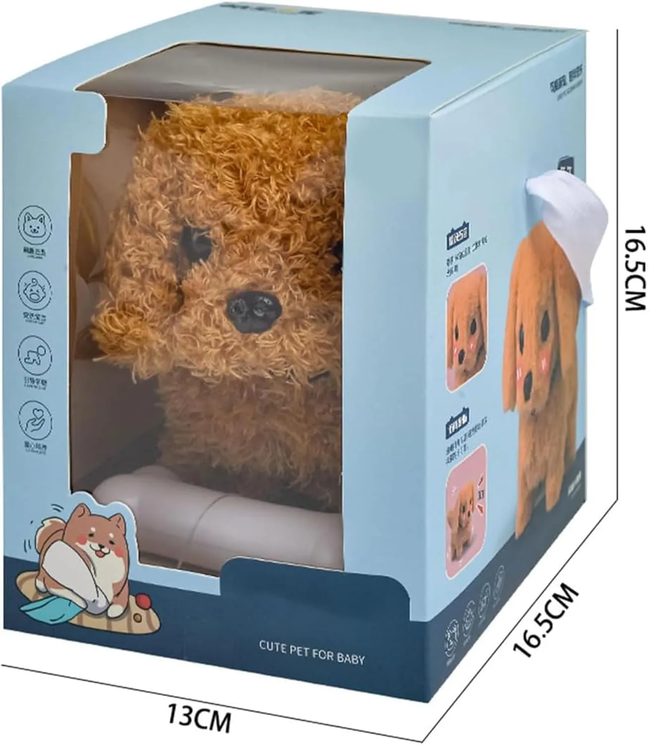 2025 New Robot Dog for Adults, AI Robotic Dog, Nicoo - My Realistic Robot Puppy That Acts Like a Real Puppy - Walking, Barking, Tail Wagging (Set H)