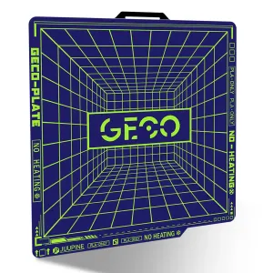 2025 Print Plate, GECO Plate Printing PLA Plate (No Heating) for Bambu Lab P1S/P1P/X1/X1C/X1E/A1 3D Printer 257 x 257 mm Carbon Plate 0°C Printing Heat Bed