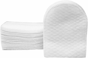 240pcs U Shaped Pocket Facial Cotton Pads with Storage Box for Makeup Removal Lightweight Makeup Pads for Skin Care and Daily Use for Toner and Lotion Application