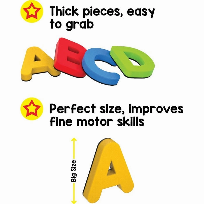 26 Fridge Magnets- ABC Magnetic Capital Letters