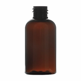 2 oz Boston Round PET Bottles - Amber