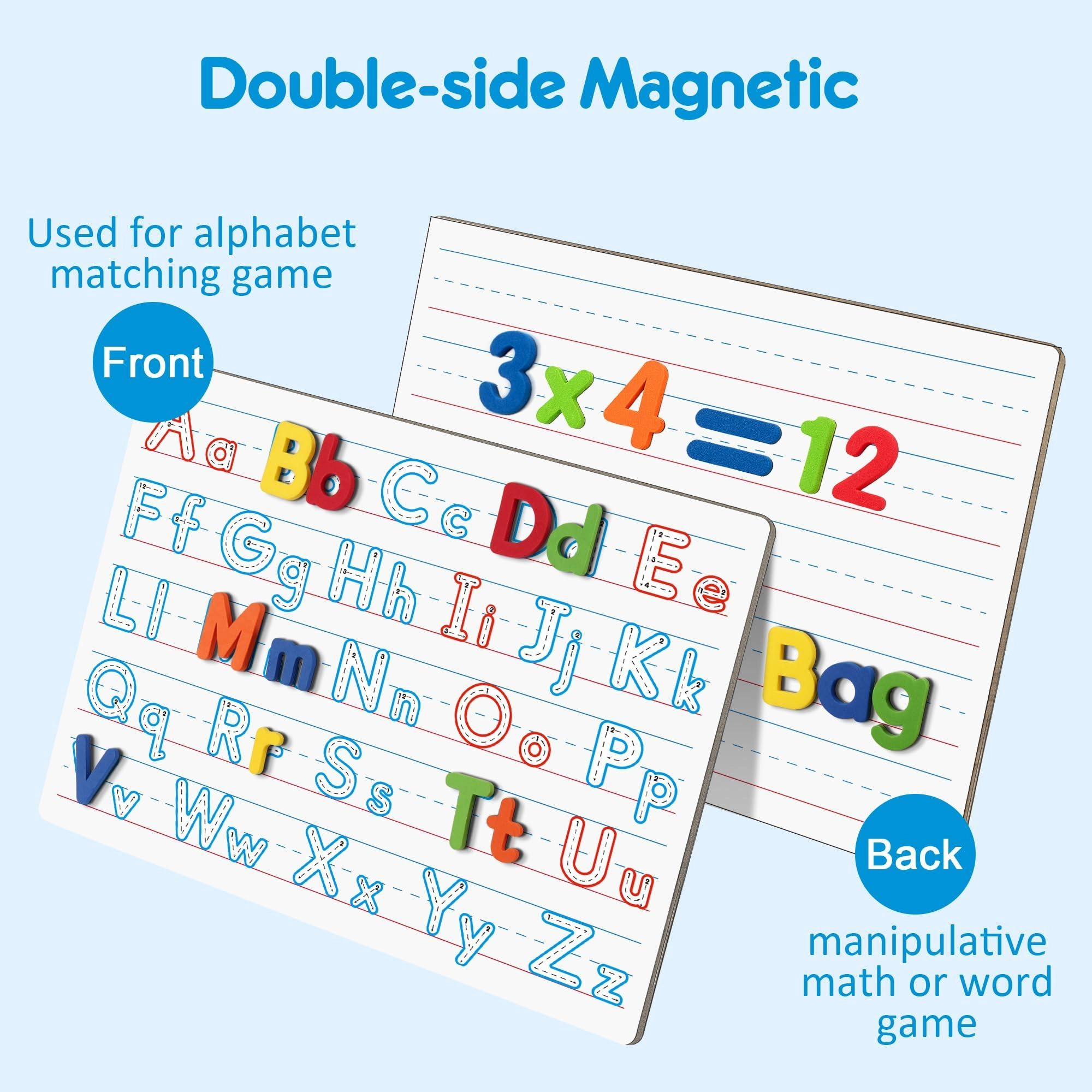 2 Pack Double-Side Dry Erase Handwriting Practice