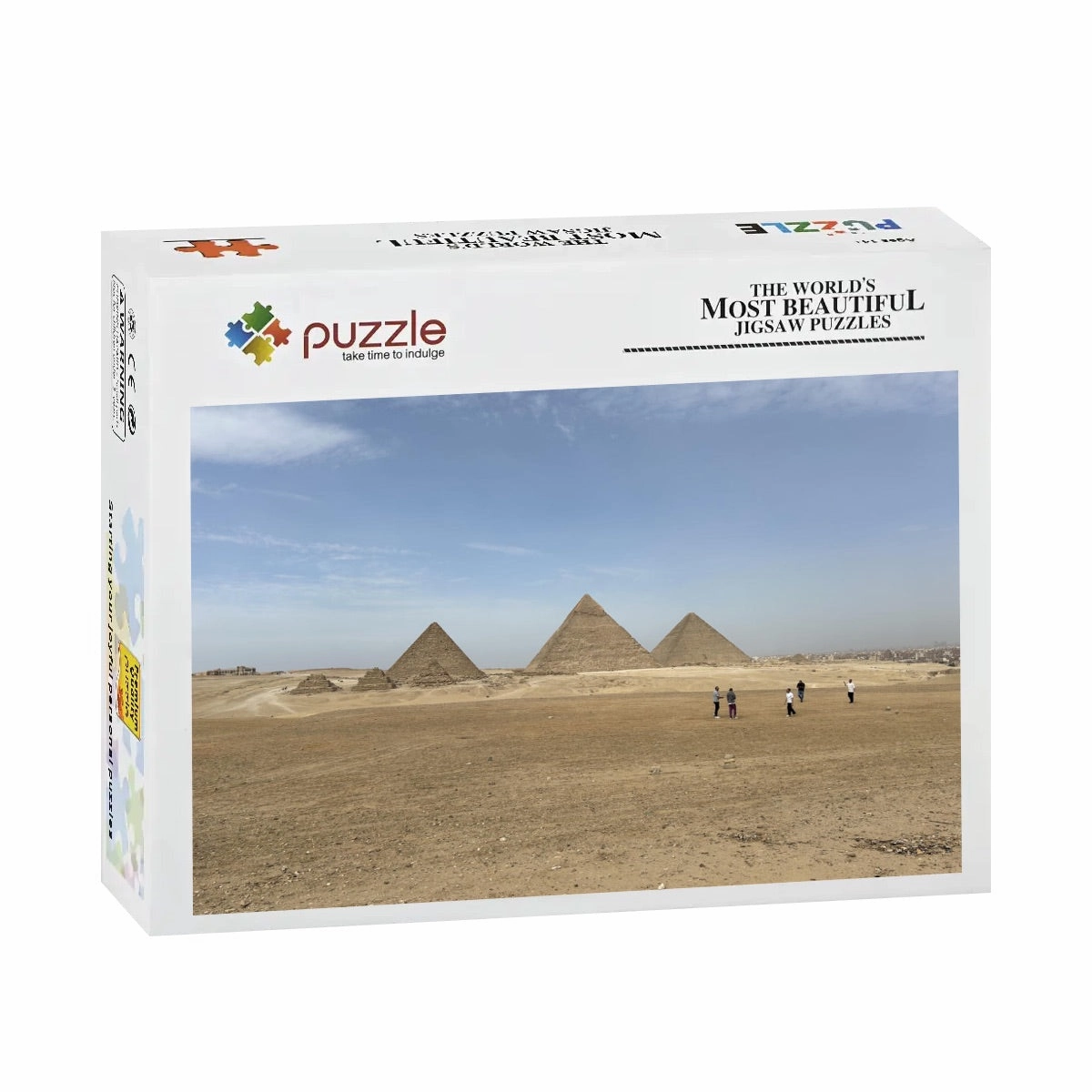 300-Piece Wooden Jigsaw Puzzle – Pyramids of Giza, Egypt (Basswood, 15" x 10.2")