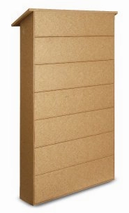 38" x 54" Outdoor Message Center Fabric-Wrapped Magnetic Board with Posts | Standing Single Door Information Board