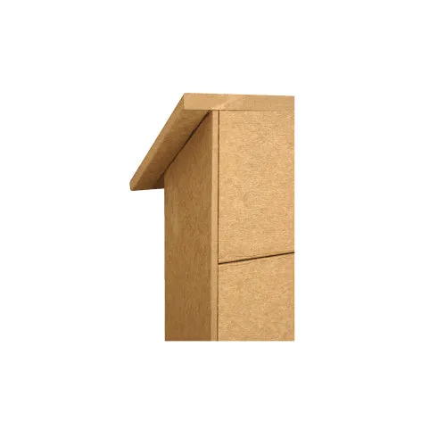 38" x 54" Outdoor Message Center Fabric-Wrapped Magnetic Board | LEFT Hinged - Single Door Information Board