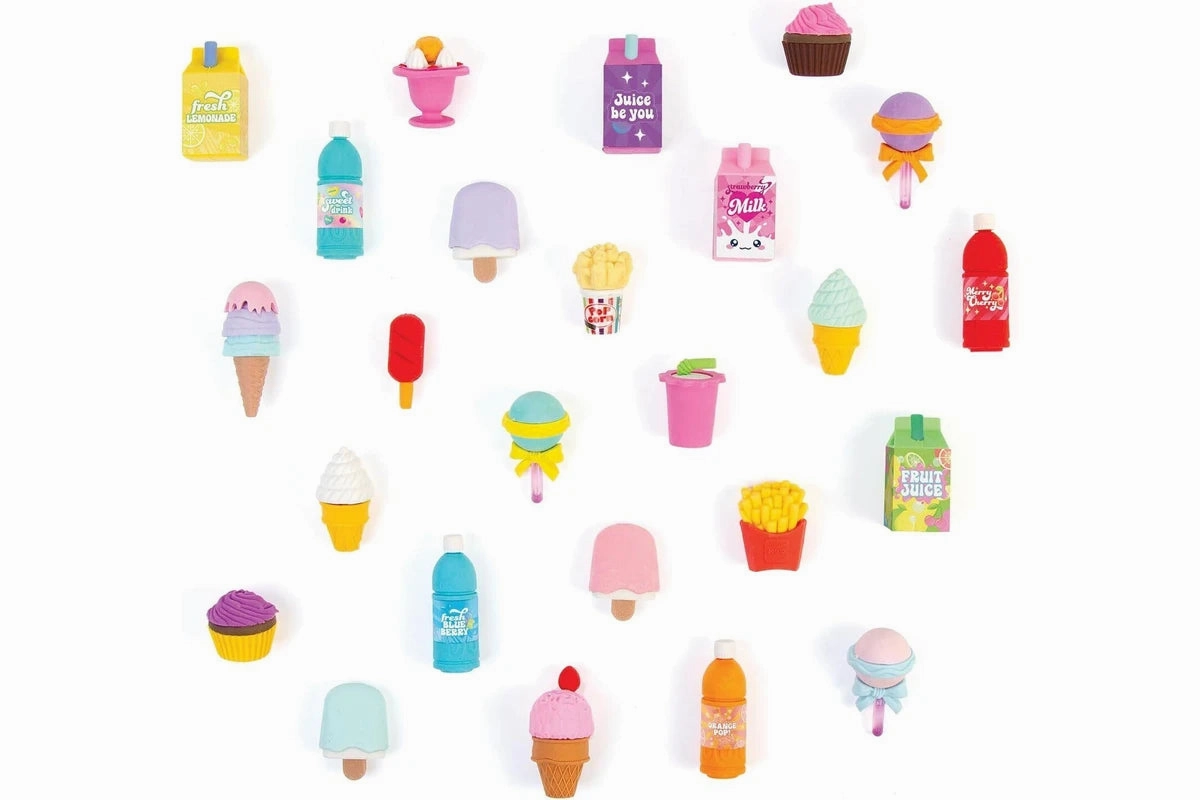 3C4G | Snacks & Sweets Puzzle Eraser Set