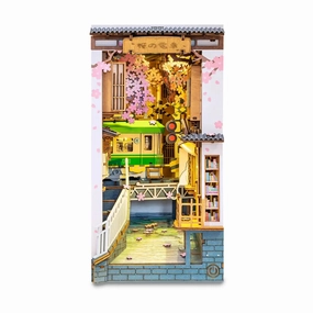 3D DIY Miniature Book Nook Puzzle Kits Toys for Creative Book Lovers