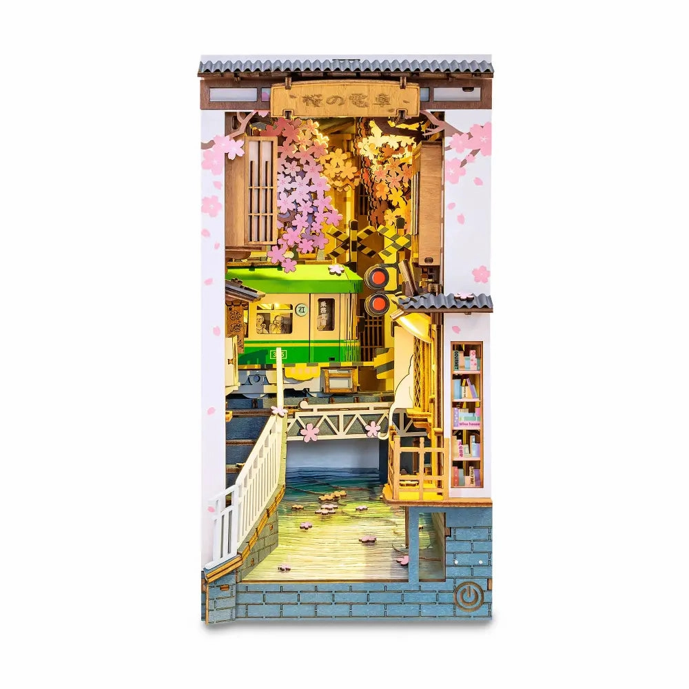 3D DIY Miniature Book Nook Puzzle Kits Toys for Creative Book Lovers