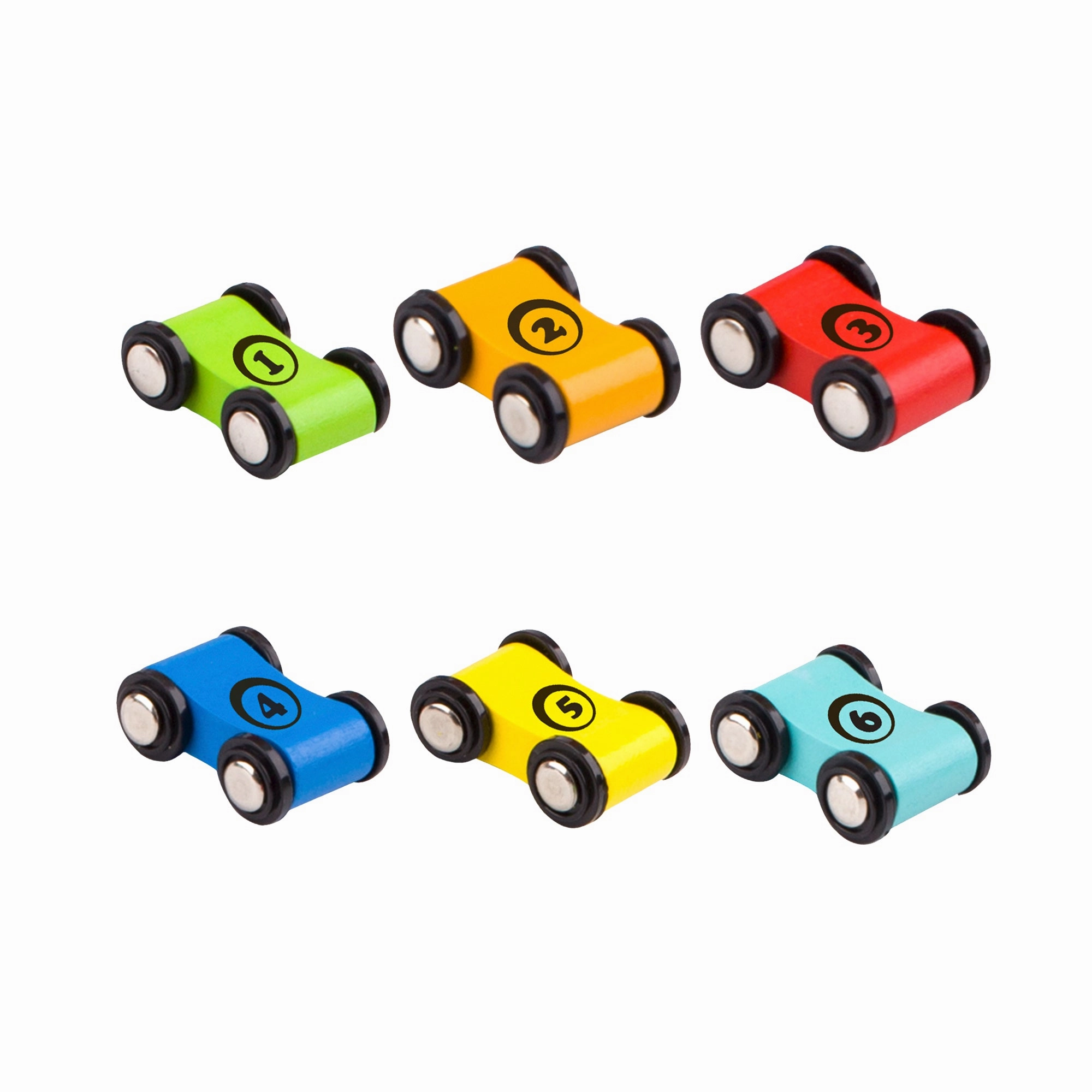 3D Sliding Tower with 6 Car Toys