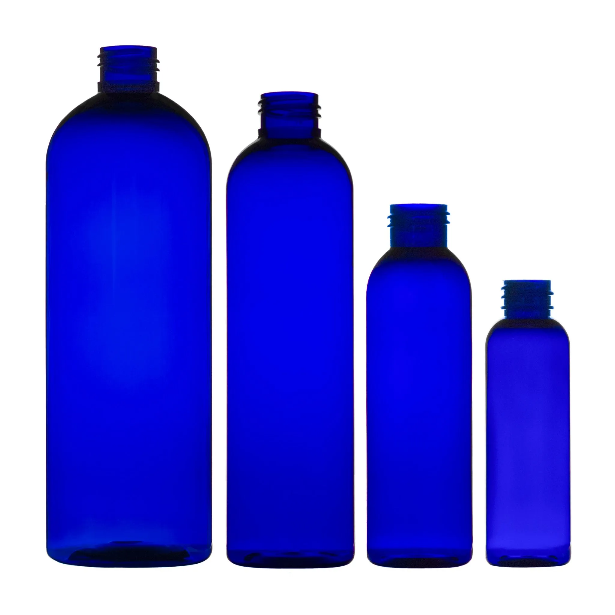 4 oz Bullet Bottles - Cobalt Blue