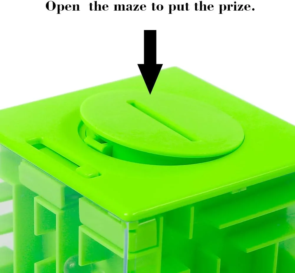 4PACK Money Maze Puzzle Box, Twister.CK Unique Money Gift Holder Box, Fun Maze Puzzle Games for Kids and Adult Birthday Christmas.