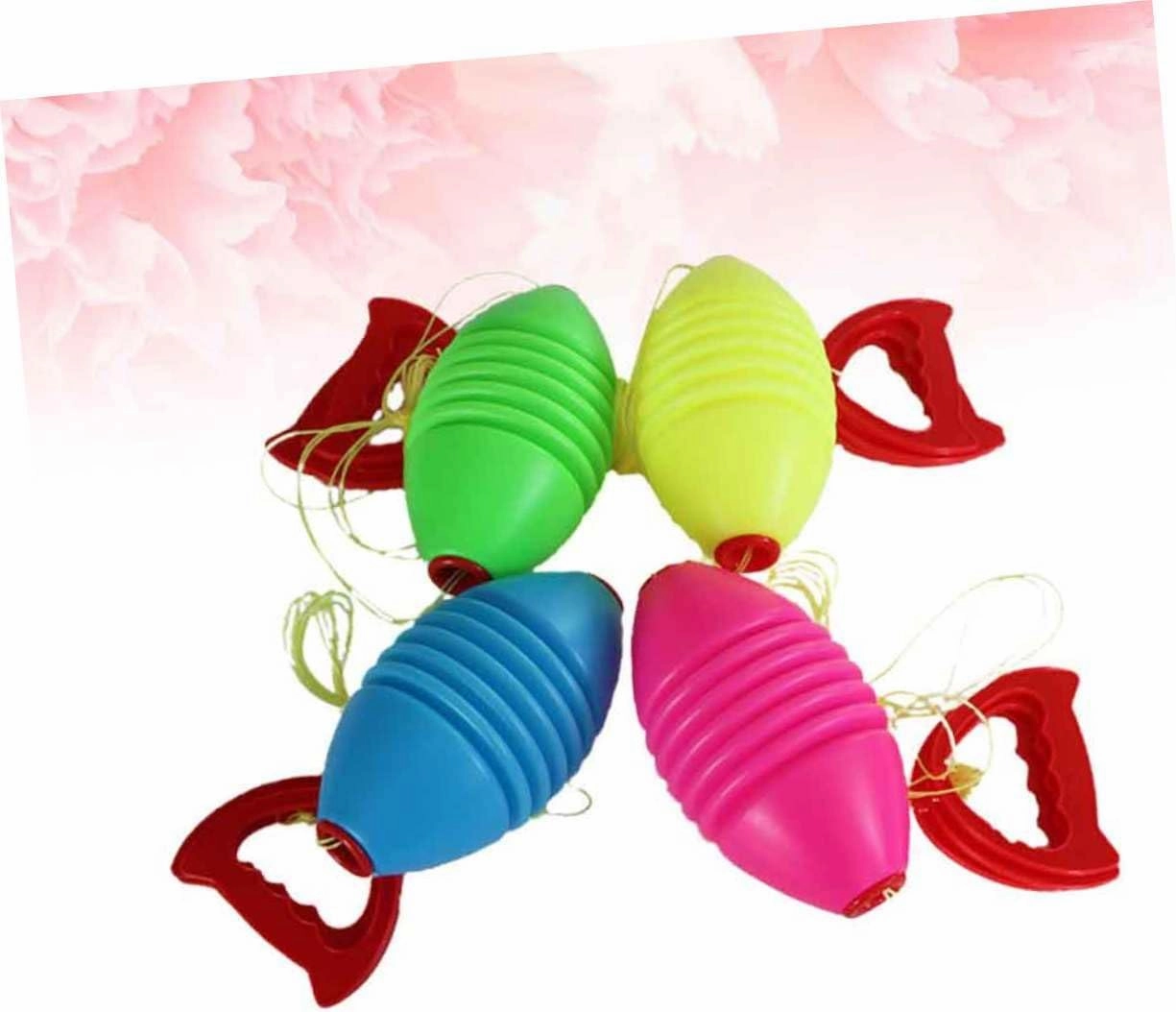 4Pcs Double Player Ball Hand Fitness Ball Jumbo Balls Gym Ball Interactive Game Pulling Balls Sports