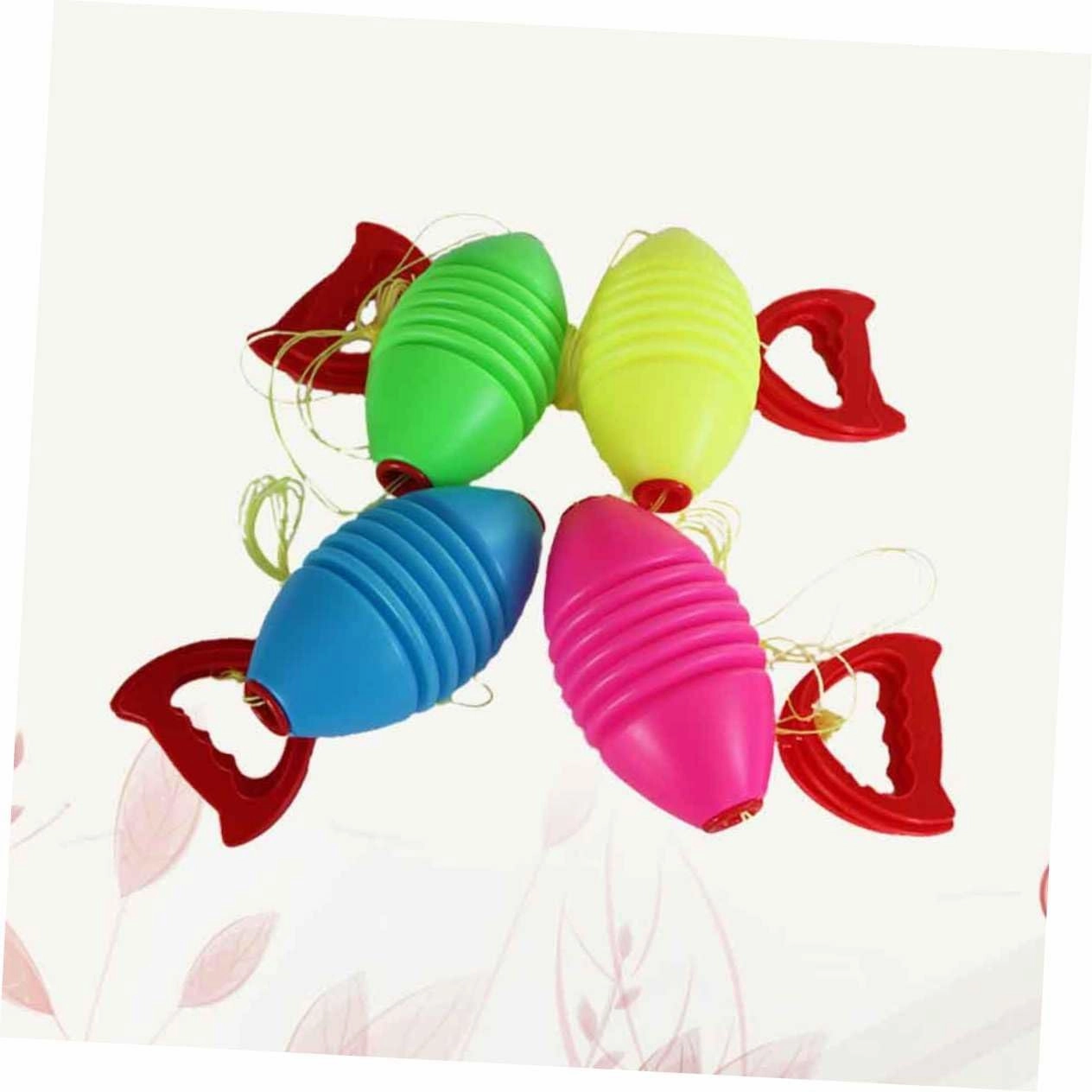 4Pcs Double Player Ball Hand Fitness Ball Jumbo Balls Gym Ball Interactive Game Pulling Balls Sports