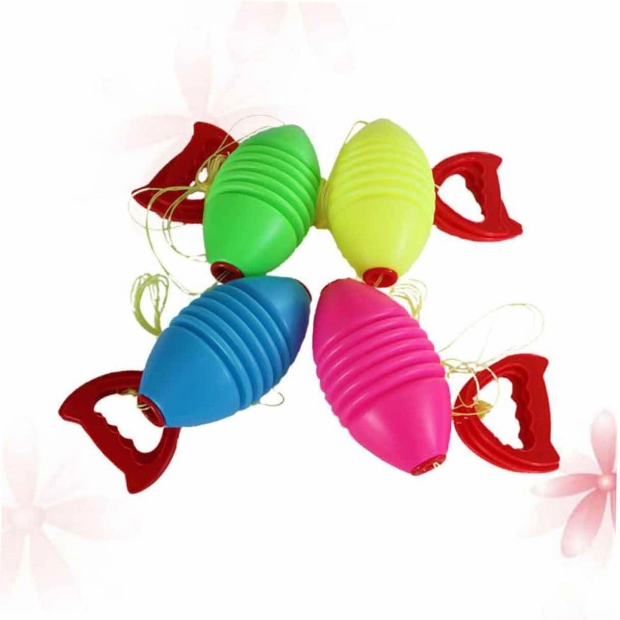 4Pcs Double Player Ball Hand Fitness Ball Jumbo Balls Gym Ball Interactive Game Pulling Balls Sports