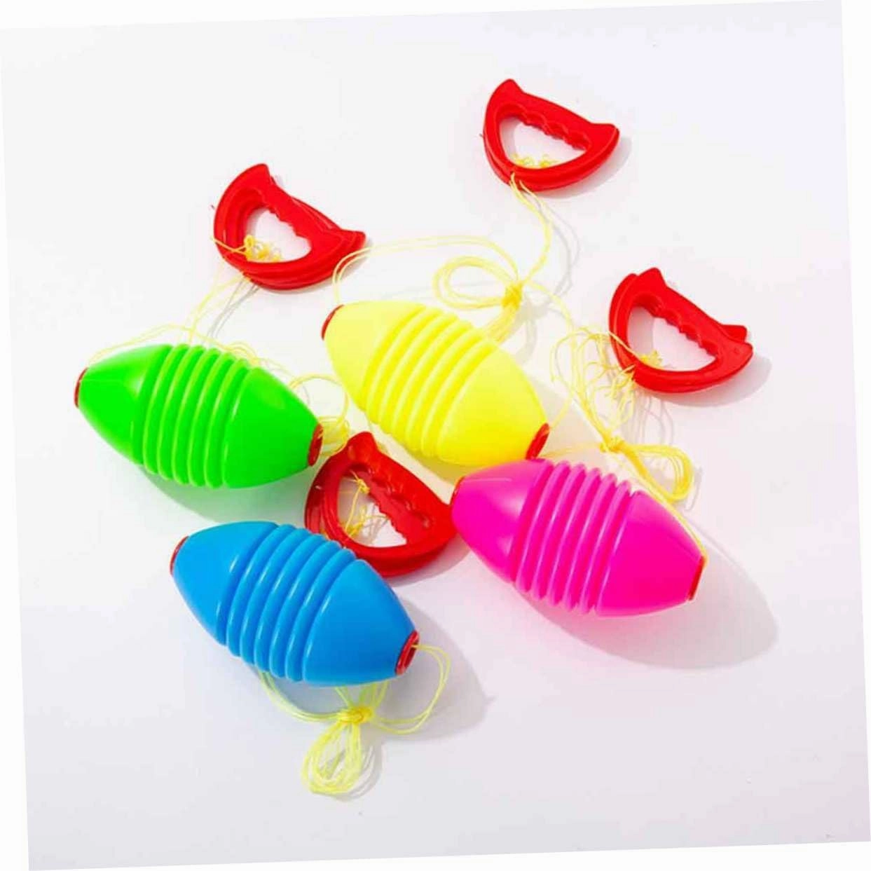 4Pcs Double Player Ball Hand Fitness Ball Jumbo Balls Gym Ball Interactive Game Pulling Balls Sports