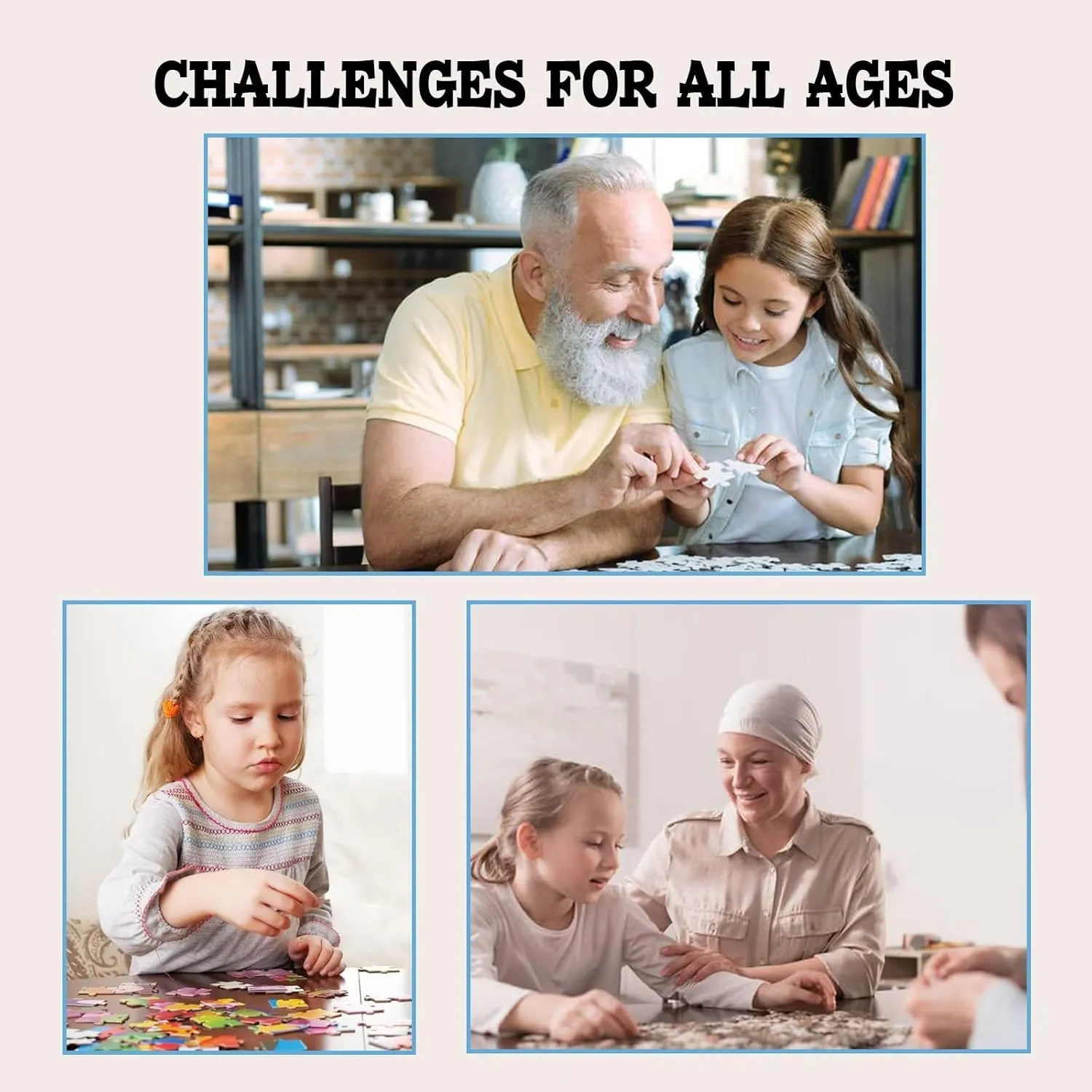 500 Piece Fishing Junior Puzzle for Adults, Jigsaw Puzzles Medium Difficulty Fun Family Games Great Gift Ideas for Women and Man
