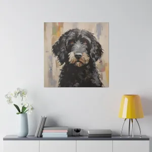 500 Piece Jigsaw Puzzle Black Labradoodle Dog Challenge Educational Game for Adults Animal Wooden Puzzles Floor Props Kid Gift Unzip Toy Difficult Puzzle Fun Games