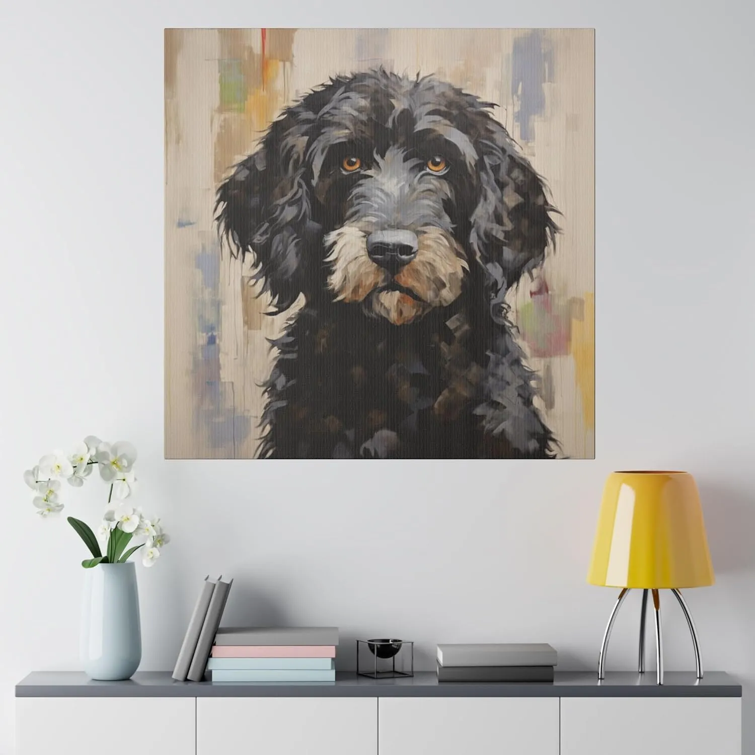 500 Piece Jigsaw Puzzle Black Labradoodle Dog Challenge Educational Game for Adults Animal Wooden Puzzles Floor Props Kid Gift Unzip Toy Difficult Puzzle Fun Games