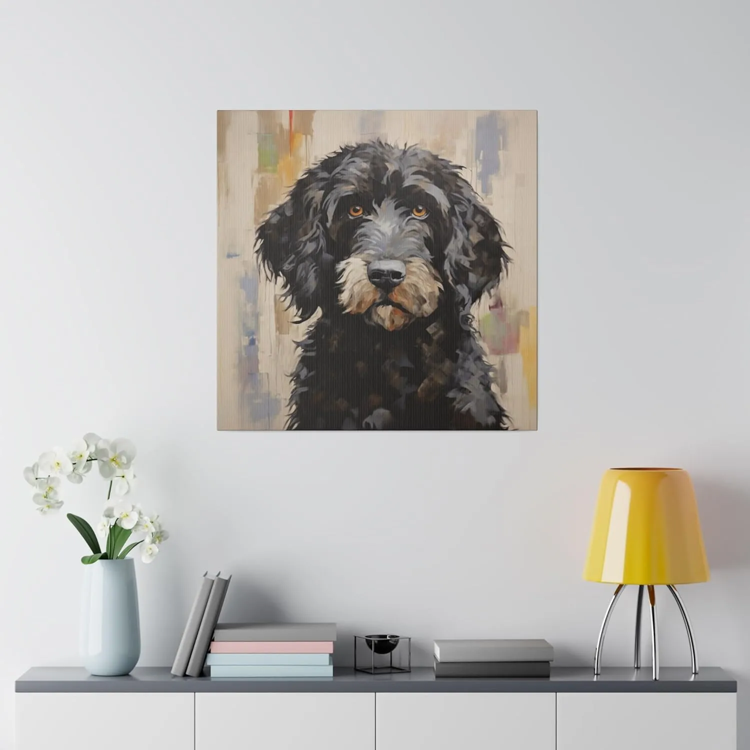 500 Piece Jigsaw Puzzle Black Labradoodle Dog Challenge Educational Game for Adults Animal Wooden Puzzles Floor Props Kid Gift Unzip Toy Difficult Puzzle Fun Games
