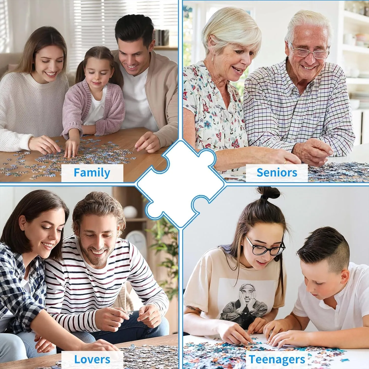 500 Piece Puzzle for AdultMiddle Ages Village, Houses and Cars Wooden Jigsaw Puzzles Challenging Educational Fun Interactive Toys for Family Creative Gift