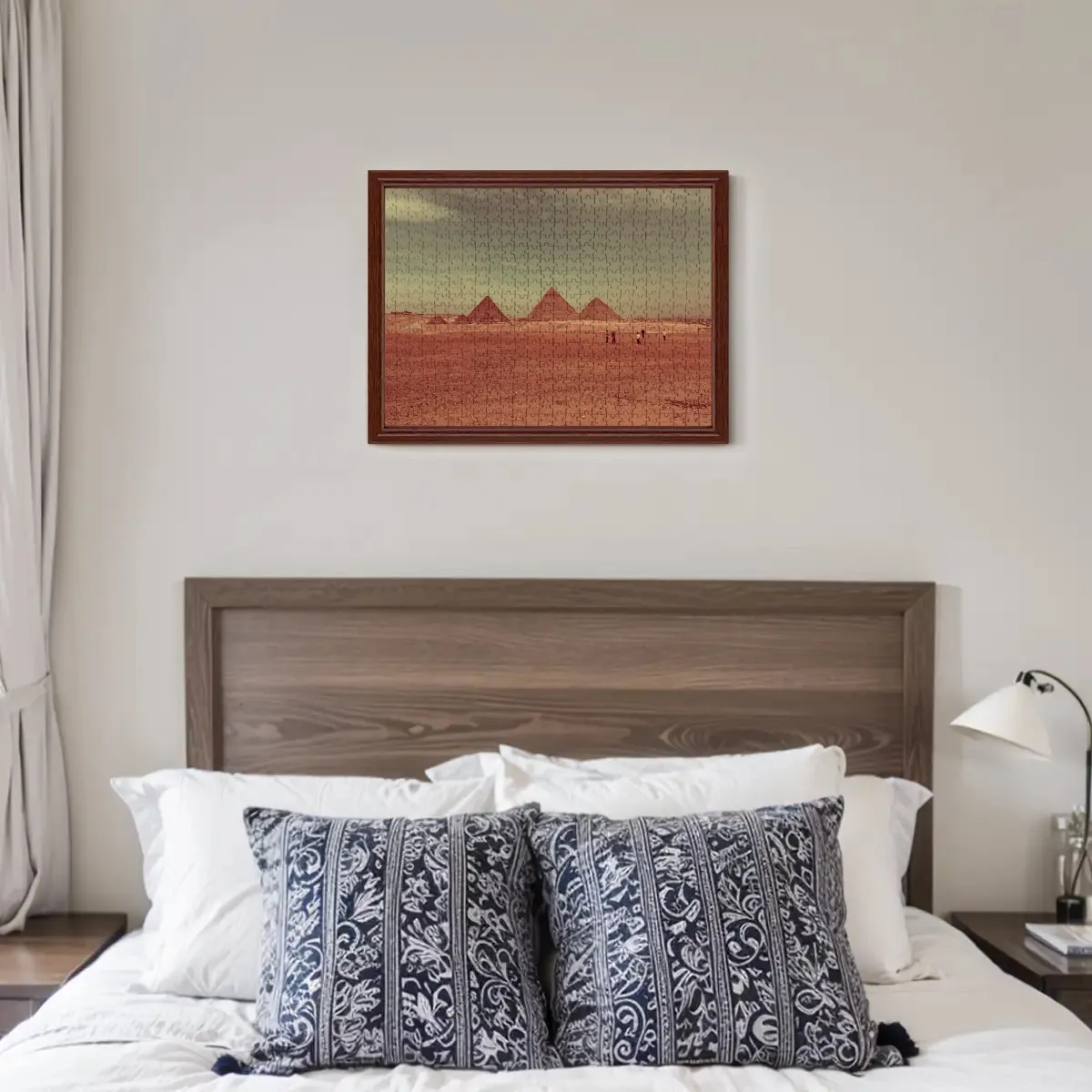 500-Piece Puzzle of the Pyramids of Giza – Wooden Jigsaw Made of Basswood