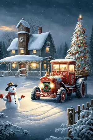 500 Pieces Puzzle for Adult - Small Town Gorgeous Christmas Car Wooden Jigsaw Puzzles Challenging Educational Fun Toys for Family Creative Gift