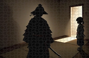 500 Pieces Puzzle for Adults Japanese Castle Courtyard Lantern Shadow Art Wooden Jigsaw Puzzles Challenging Educational Family Decorations Creative Gift