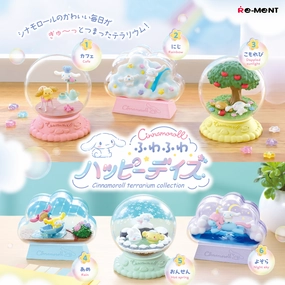 [Sanrio] Cinnamoroll Terrarium Collection: Fuwa Fuwa Happy Days Mini Figure [Blind Package][NOV 2024] Re-ment Japan