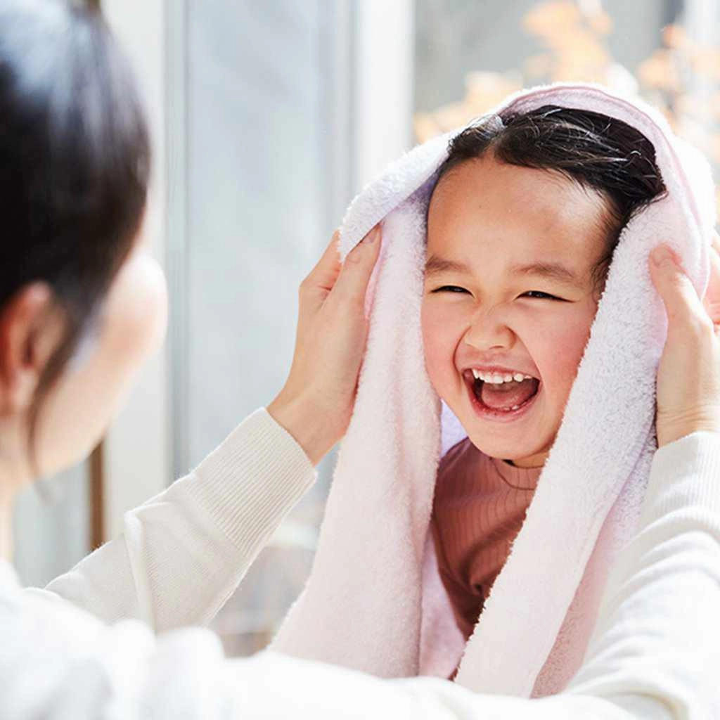 [TOWELS] "IRODORI" FACE TOWEL SET OF 3 (PINK / WHITE) | IMABARI TOWELS