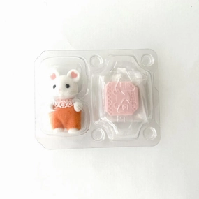 [Used] FLUFFY DREAM COLLECTION BABY SHOPPING SERIES MARSHMALLOW MOUSE Sylvanian Families