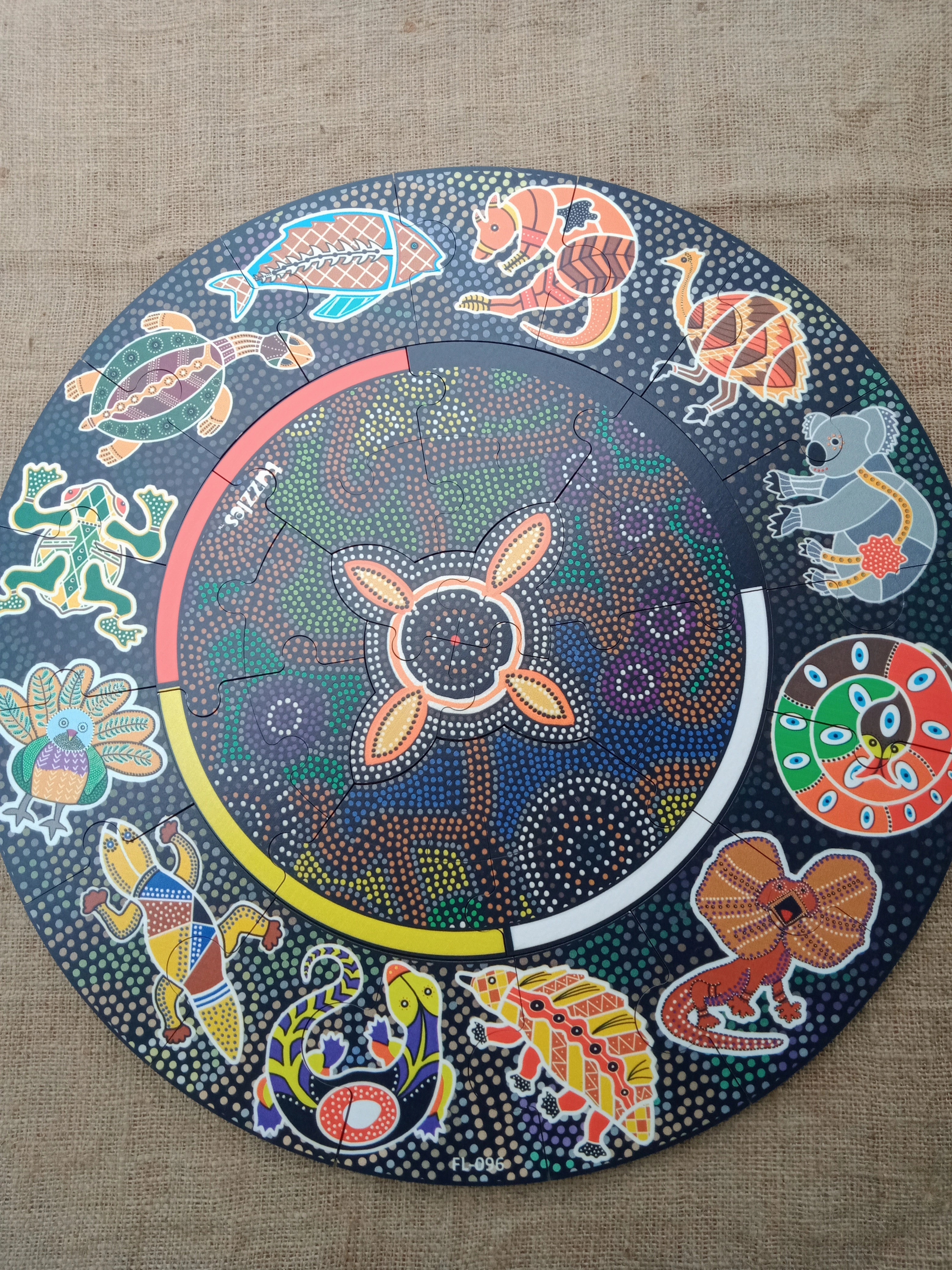 Aboriginal Meeting Place Floor Puzzle