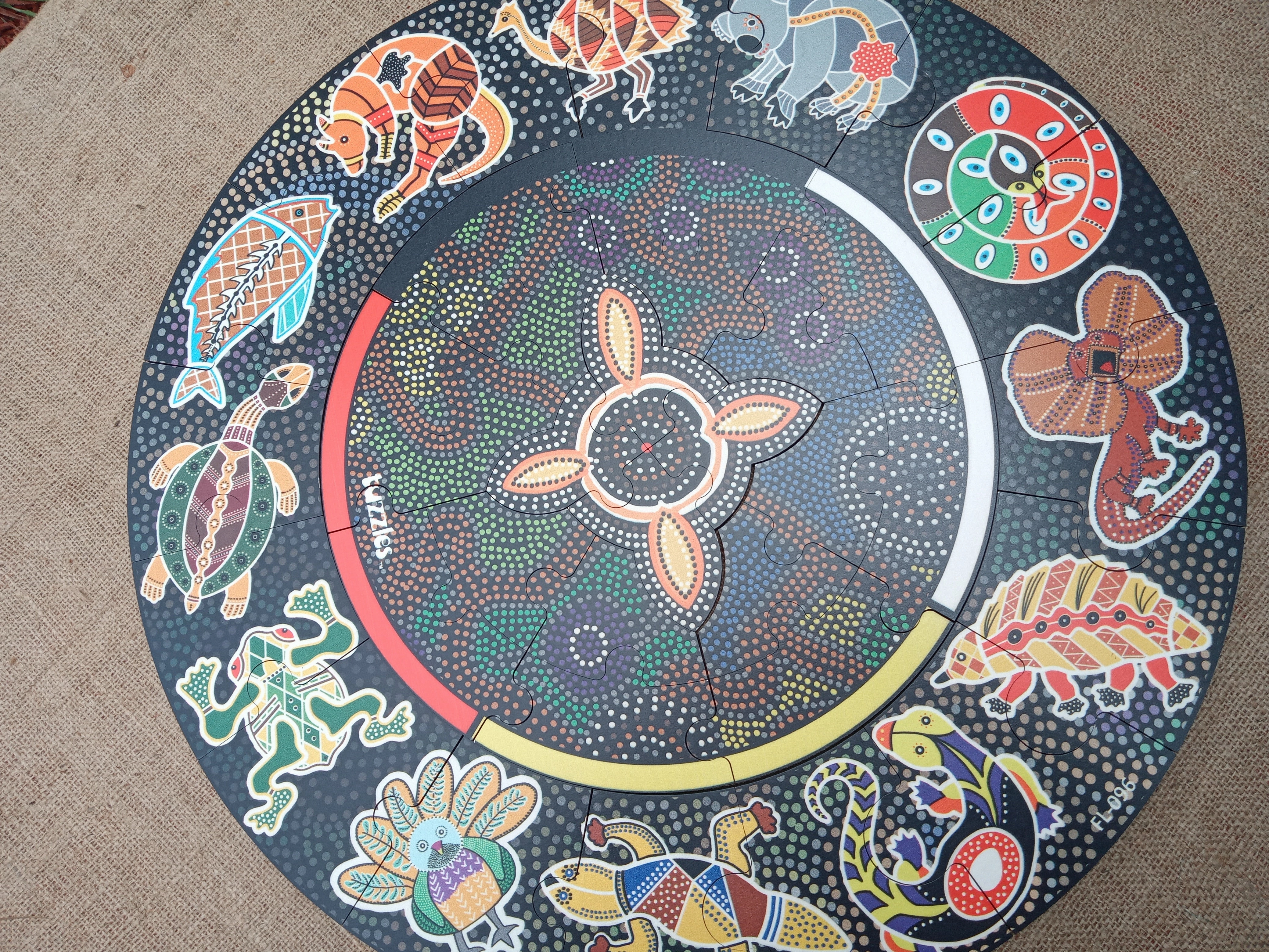 Aboriginal Meeting Place Floor Puzzle