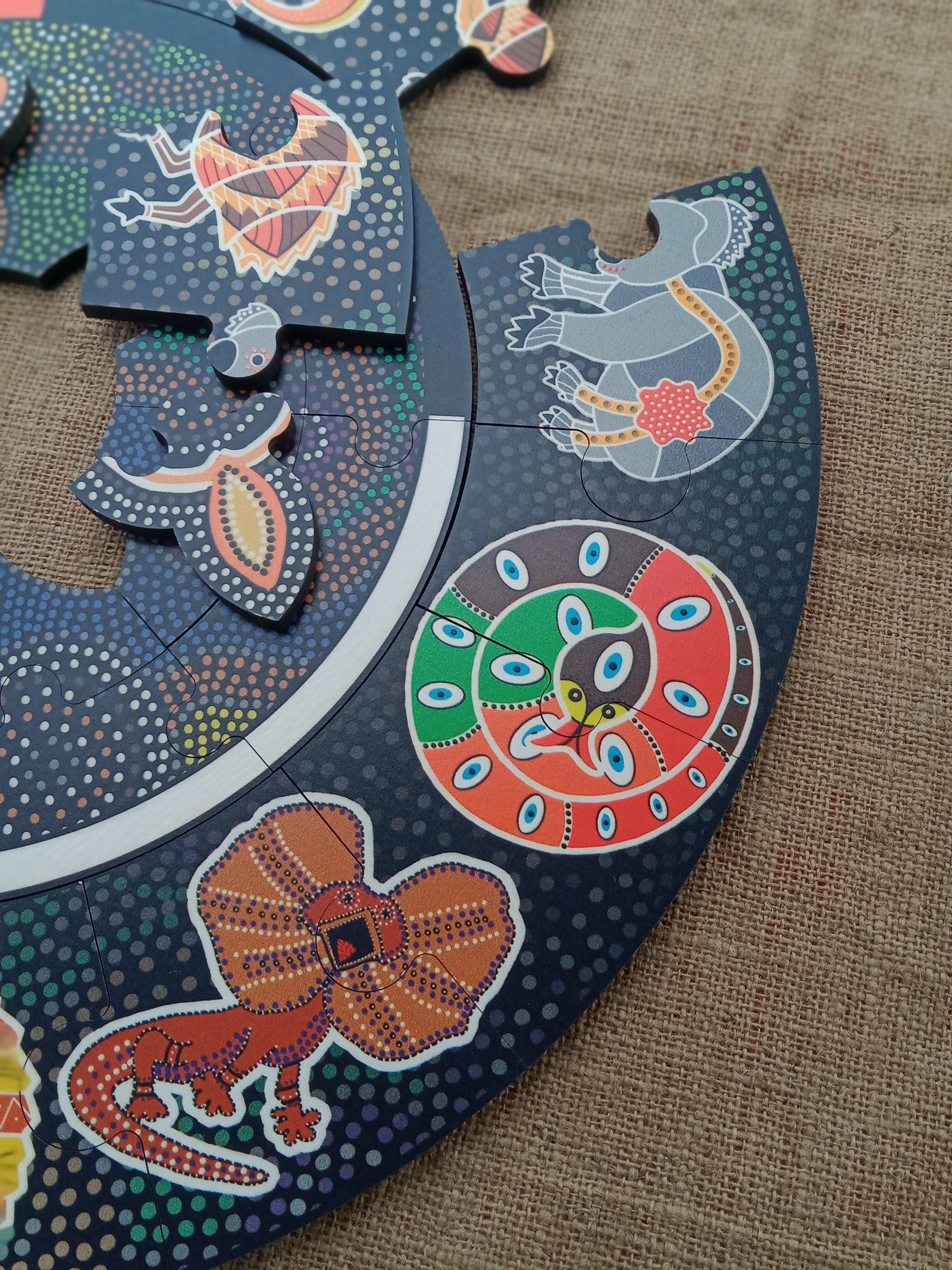 Aboriginal Meeting Place Floor Puzzle